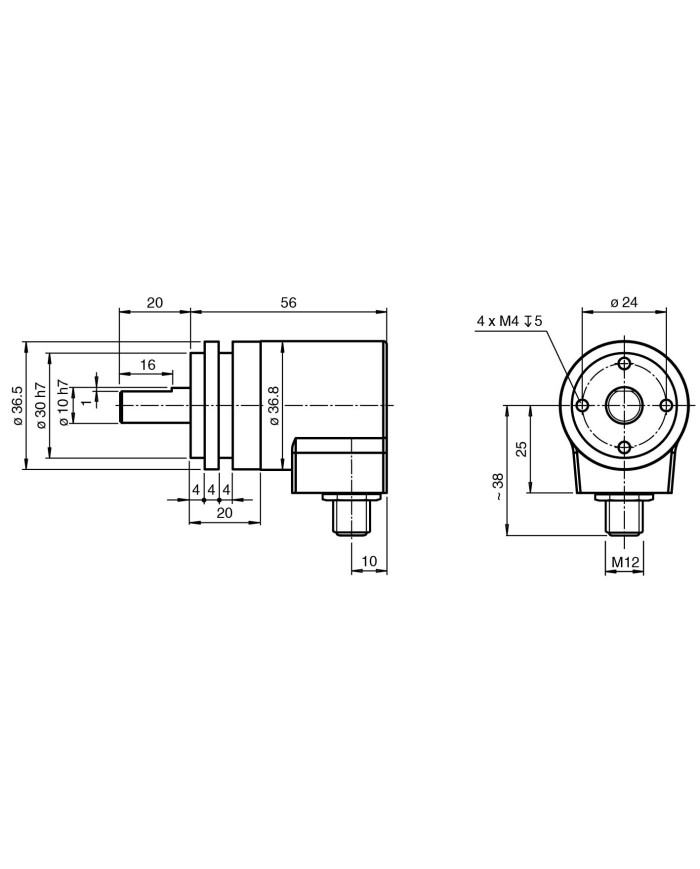 Obrotowy Enkoder Absolutny ENA36HD - S10SA9 - 0413I42 - RBD