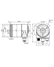 Wieloobrotowy Enkoder Absolutny EVM58N - 032IZR0BY - 1213:01