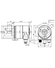 Jednoobrotowy Enkoder Absolutny EVS58N - 011IZR0BY - 0013:01