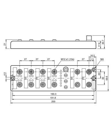 Moduł Fieldbus ICE1 - 16DIO - G60L - V1D