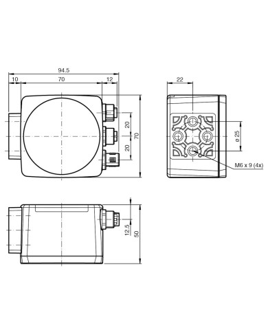 Głowica Optyczna EtherCAT PGV100Q - F200A - B21 - V1D