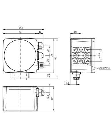 Głowica Optyczna EtherCAT PGV100IQ - F200 - B21 - V1D