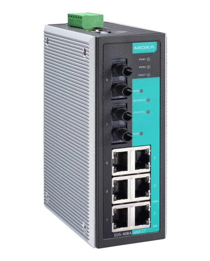 Przemysłowy Zarządzalny Switch Ethernet EDS-408A-MM-ST