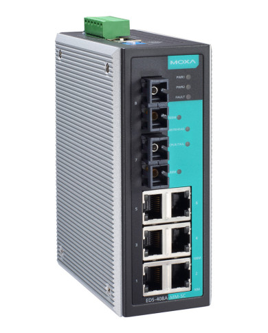 Przemysłowy Zarządzalny Switch Ethernet EDS-408A-MM-SC-T