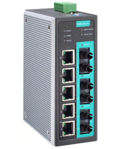 Przemysłowy Zarządzalny Switch Ethernet EDS-408A-3M-ST-T