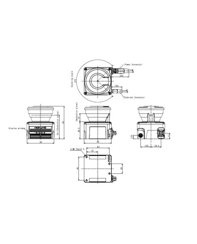 Zewnętrzny Czujnik LiDAR 2D URM-40LC-EWT