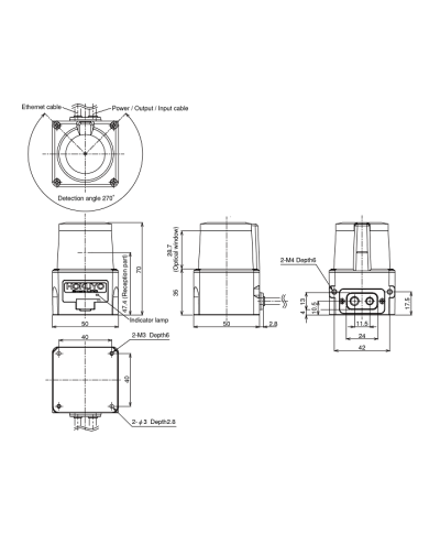 Kompaktowy Czujnik LiDAR 2D UST-10/20LX