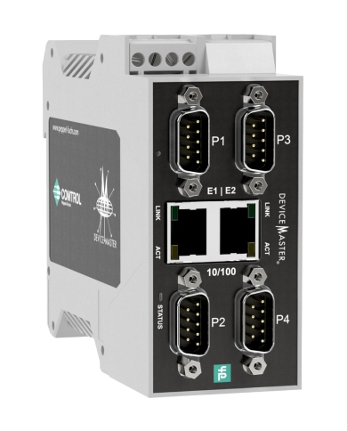 Gateway EtherNet/IP ICDM-RX/EN-4DB9/2RJ45-DIN