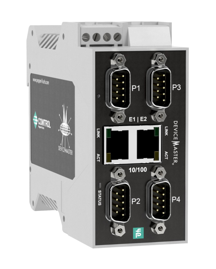 Gateway EtherNet/IP ICDM-RX/EN-4DB9/2RJ45-DIN