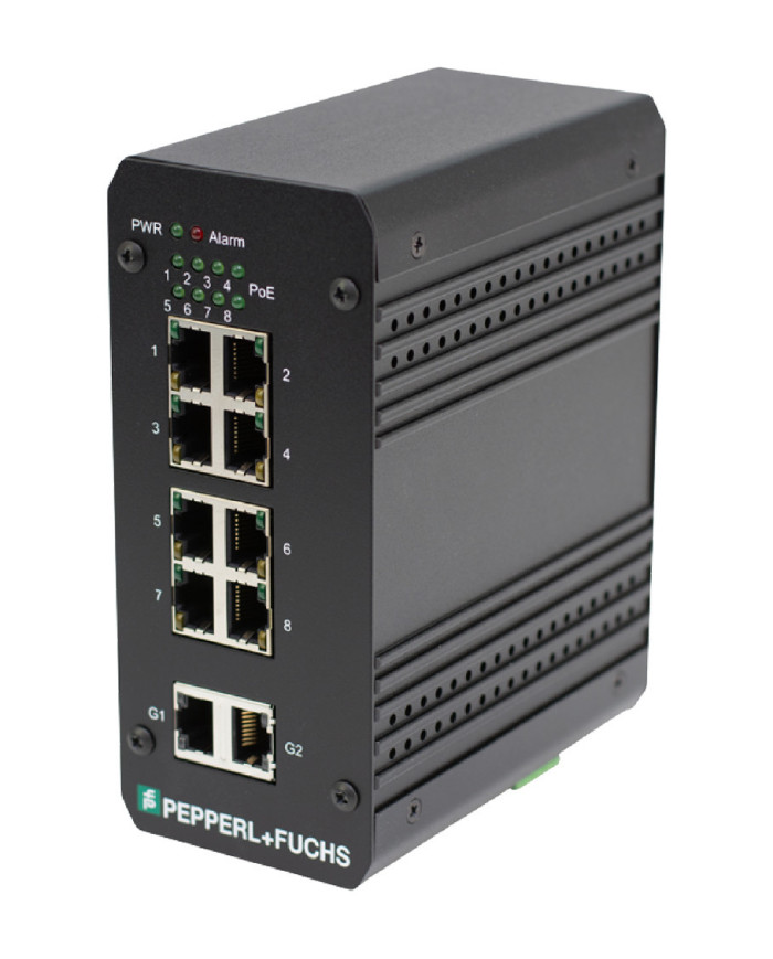 Switch ICRL-U-10RJ45-PoE-B-DIN