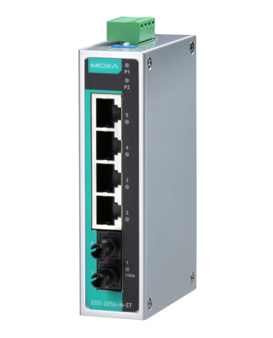 Przemysłowy Niezarządzalny Switch Ethernet EDS-205A-M-ST-T